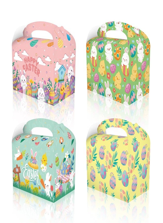 CPTBAG 12 Pack Spring Easter Bunny Party Favors Boxes Easter Egg Candy Goodie Spring Bunny Gift Treat Boxes for Baby Shower,Birthday Party Decorations